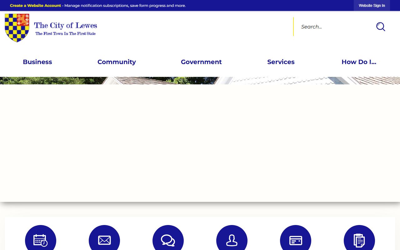 City of Lewes 72 Hour Booking municipal site