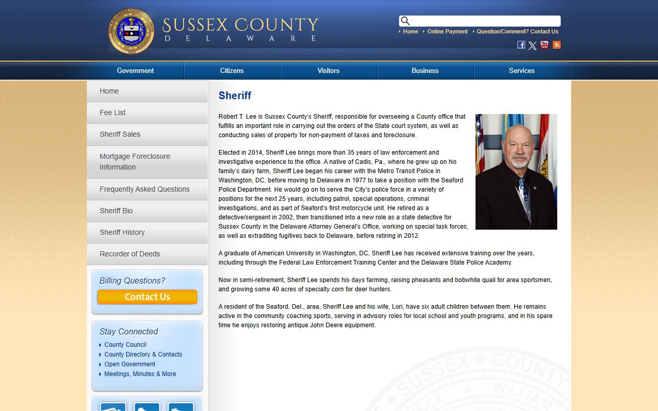 Sussex County Sheriff's Office linked to 72 Hour Booking